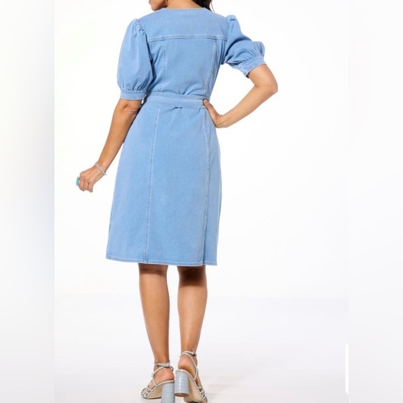 C Wonder by Christian Siriano Stretch Denim Dress - Picture 2 of 8